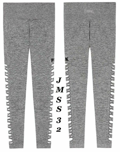 Victoria's Secret Pink Ombre Cool Comfy Strappy Leggings Dip Dye Purple XS M L - Picture 2 of 14