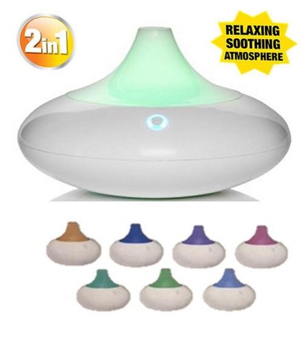 2 IN 1 COLOUR CHANGING LED AIR HUMIDIFIER WITH SCENT AROMA DIFFUSER 41284 2 IN 1 COLOUR CHANGING LED AIR HUMIDIFIER WITH SCENT AROMA DIFFUSER 41284