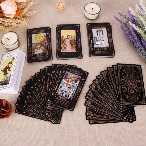 Tarot Cards for Beginners, Classic Tarot Cards with Meanings on Them, Durable Ta - Picture 6 of 8