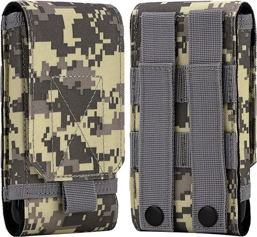 Tactical Molle Phone Holster Pouch Universal Belt Waist Bag Tactical Belt Case - Picture 11 of 17