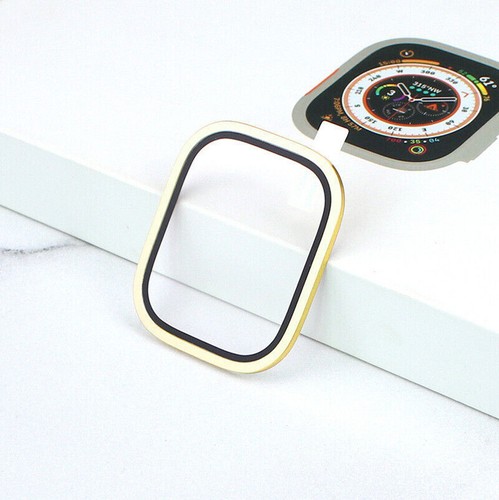 Film Metal Tempered Glass For Apple Watch Ultra 49mm Screen Protector Case Cover - Zdjęcie 18 z 19