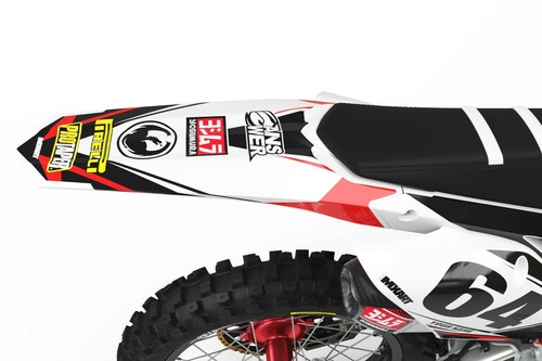 Honda CRF 125 graphics kits 2019 2020 2021 2022 EURO RED STYLE decal kit - Picture 4 of 6