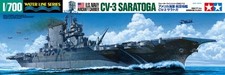 Tamiya 31713 1/700 Model Kit WWII U.S Navy Aircraft Carrier USS Saratoga CV-3