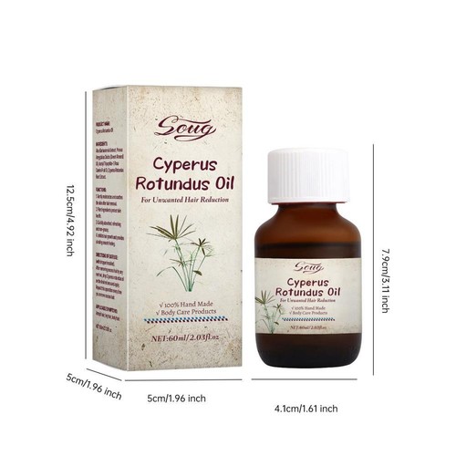 `60ml Cyperus essential oil plant hair removal care oil ✧ - Picture 5 of 17