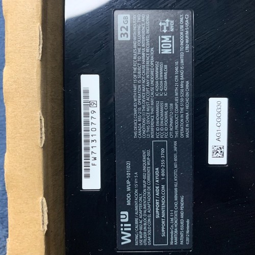 Nintendo Wii U 32GB Console Tested Reset in original box Mario Kart 8 pre loaded - Picture 7 of 15
