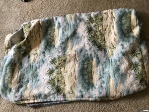 Details About Tropical Hawaii Beach Sis Covers Chair Futon Cover Embroidery 52x27x6 Zipper X 2