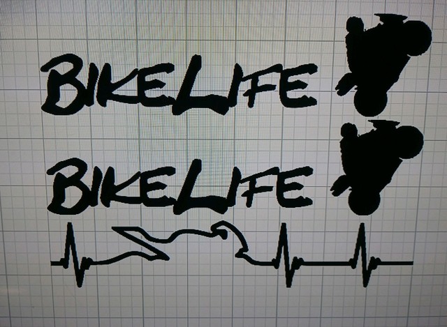 being human sticker for bike