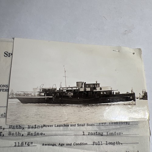 Foto, folleto, plano y evaluación del yate RELLIMPA 1934 - Sparkman & Stephens - Imagen 13 de 17
