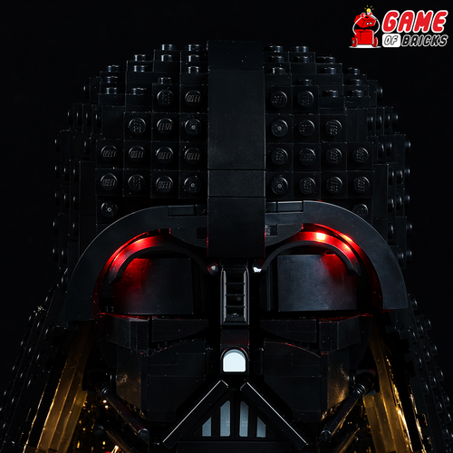 LED Light Kit for Darth Vader Helmet - Compatible with LEGO® 75304 Set (Classic) - Picture 8 of 12