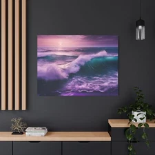 aCherryShot "Ocean Kiss" - Matte Canvas, Stretched, 1.25"