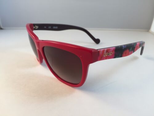 Liu Jo LJ 628S sunglasses 615 Red with Flowers New - Picture 2 of 5