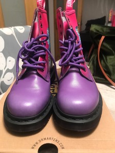 ladies purple dr marten boots