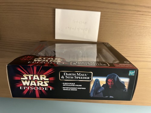 SDCC 2024 NO 2025 HASBRO Star Wars: The Black Series Darth Maul & Sith Speeder - Imagen 6 de 10