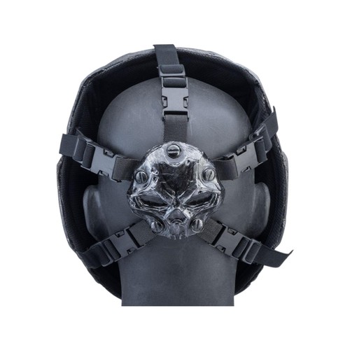 Fiberglass "Iron Punisher" Full Face Mask(Large / Mesh Lens) Halloween Cosplay - Picture 3 of 5