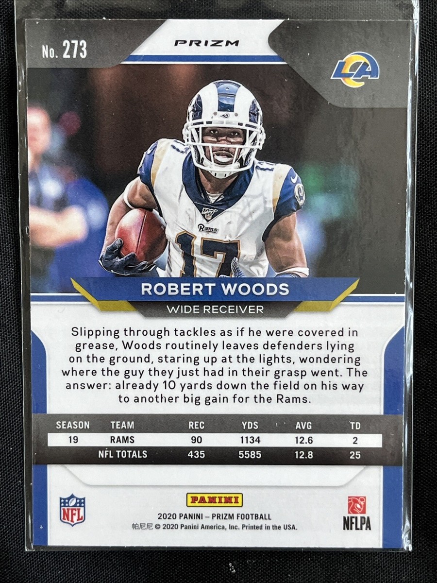 2020 Panini Prizm Robert Woods Green Pulsar #273 Rams 🏈 | eBay