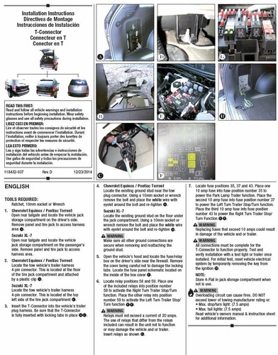 Trailer Tow Hitch For 07-09 Chevy Equinox Pontiac Torrent w/ Wiring Harness Kit - Picture 10 of 10
