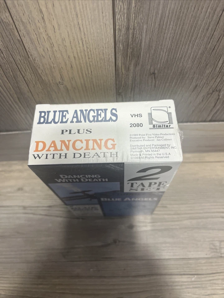 VHS Sealed 1989 Blue Angels Plus Dancing With Death 2 Tape Set - Image 2 of 4