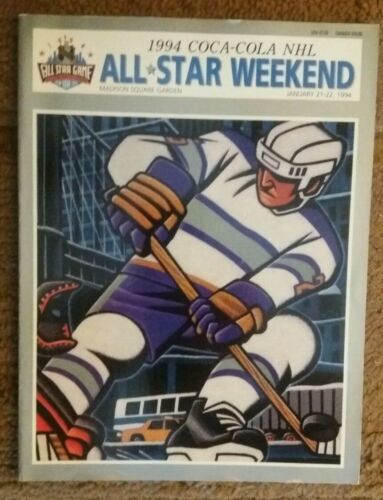 2 NHL All-Star Game Programs 1994 Madison Square Garden MVP Mike Richter - Picture 4 of 5