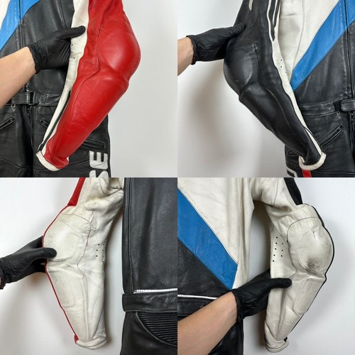 Men's Vintage Dainese Professional Leather Superbike Moto Suit Size 50 - Picture 12 of 24