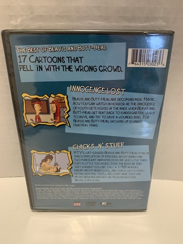 MTV The Best Of Beavis And Butthead Innocence Lost Chicks N Stuff DVD 1995 1997 - Picture 4 of 6