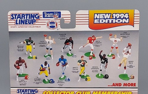 Figura y tarjeta 1994 alineación inicial Andre Rison Atlanta Falcons - Imagen 6 de 9