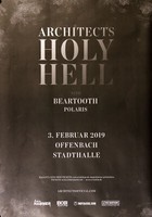 Architects - Holly Hell, Offenbach 2019 | Konzertplakat | Poster