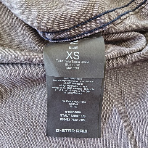 G-Star Stalt Long Sleeve Shirt Men's Size XS - Picture 5 of 6