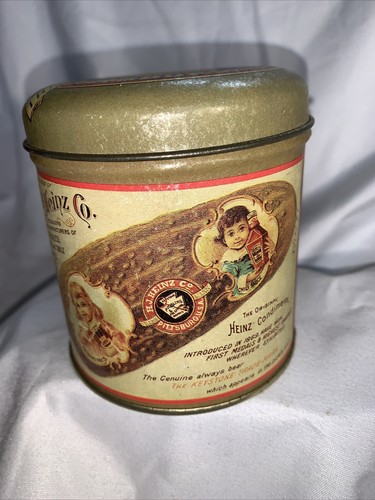 Vtg H.J. Heinz Co. Pickle Tin - Picture 4 of 7