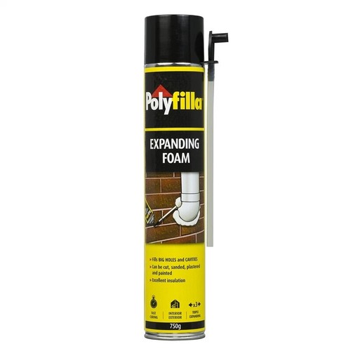 Polyfilla 750g Expanding Foam Aerosol Can - Picture 5 of 24