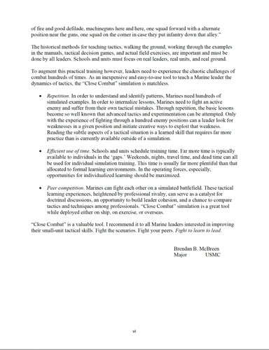 61 pagine MARINE CORPS INSTITUTE USMC - Cartella di lavoro marina da combattimento ravvicinato su CD - Foto 6 di 9