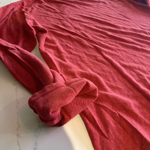 45rpm Size 7 XL Red Indigo Cotton Long Sleeve T-Shirt - Picture 11 of 12