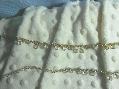 CHICOS EXTRA LONG AMBER CRYSTAL BEADED NECKLACE OR BELLY DANCER CHAIN # 6114 - Picture 7 of 7