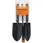 Fiskars 3pc Garden Tool Set Handle hang holes provide easy storage