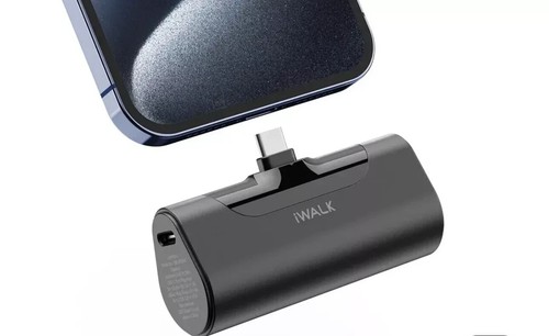 iWALK LinkPod4 4500mAh Portable iPhone Charger - Black, DBL4500L - Picture 2 of 2