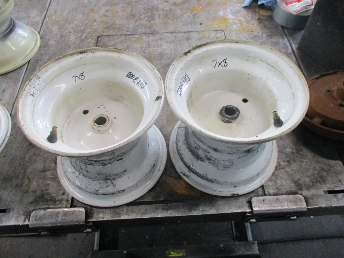 CRAFTSMAN LT1000 DLT3000 PAIR SET REAR WHEELS RIMS 7X8