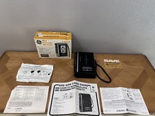 GE Mini Cassette Recorder 3-5303 With box And Manuals. Tested, Works.