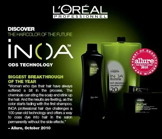 Color de cabello libre de amoníaco Loreal inoa 2,1 oz - Elige TU color Foto 4 de 4