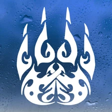 Viking Bear Claw Berserker Vinyl Decal V1 - Paw Norse Mythology Die Cut Sticker