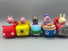 Peppa Pig Peppa's Adventures Little Buggy Vehicle Lot 5 Grandpa Danny Rebecca 3  