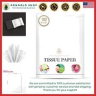Premium White Tissue Paper Pack - 100 Sheets, Perfect for Gifts & Pom Poms