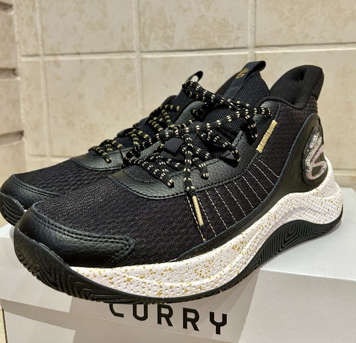 Size 10 - Under Armour Curry 3Z7 Jet Grey Black for sale