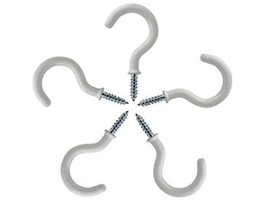 Yyaaloa 24 Pieces 1 1 4 Inches Small Vinyl Coated Screw In