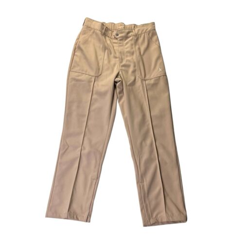Nike Womens Jordan Size Large Tan Brown Twill Utility Pocket Pants Standard NWT - Picture 2 of 6