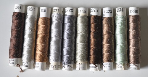 ¡Amann VINTAGE! Coser seda MATADOR 40/3 metros hilo de coser seda - Imagen 29 de 67
