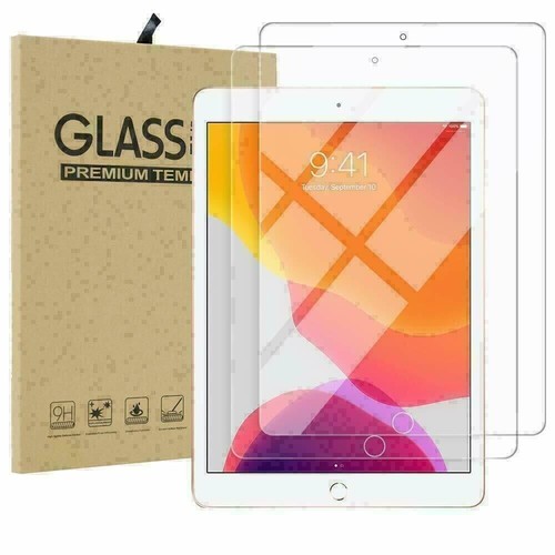 2x Tempered Glass for iPad 12.9 10.5 10.2 9.7 Mini 6/7 Screen Protector Pack - Picture 2 of 2