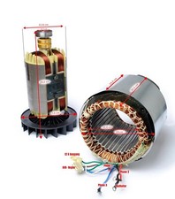 Spule Strom Generator Stator Rotor für Stromerzeuger 13 PS 3-Phase von DeTec.