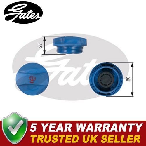 Gates Coolant Tank Cap Radiator Fits Golf Polo Passat A4 A6 TT A3 - RC211 - Picture 1 of 6