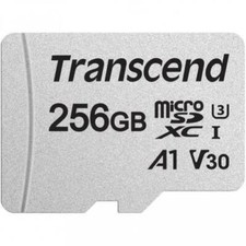 256GB MEMORY CARD TRANSCEND HIGH SPEED MICROSD CLASS A1 U3 for CELL PHONES