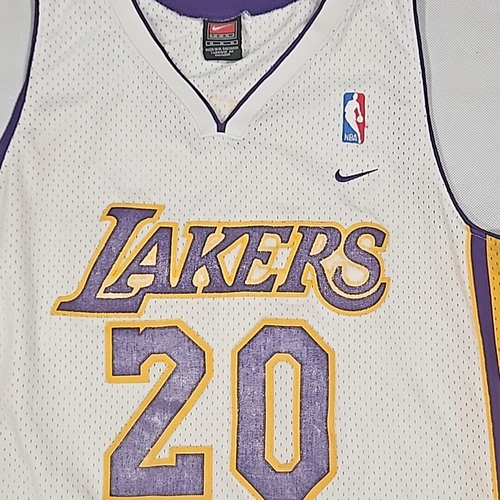 Nike Team LA Lakers Gary Payton #20 Jersey NBA Men's Medium +2 Length - Picture 5 of 15