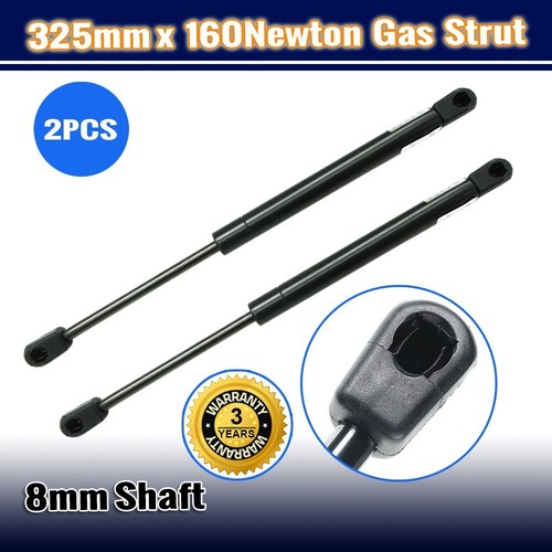 2x Gas Struts for ARB Canopy Rear window 325mm long 160N 1921VR Hilux